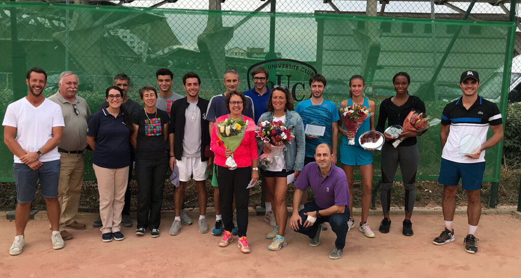Vainqueurs et arbitres de l’édition 2019, tournoi Open